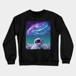 Spaceman Nebula Crewneck Sweatshirt